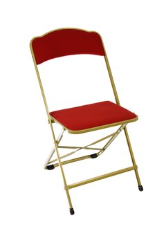 Plooistoel Style Goud & Rood