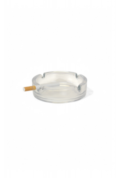 Asbak glas diam 10cm