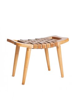 Zitbank Leder Cognac 60x34x40