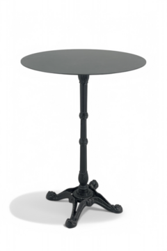 Hoge Bistrotafel Zwart 80x110