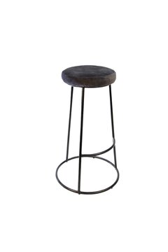 Tabouret Icon Noir -  Velours Noire
