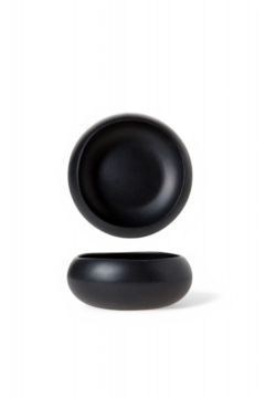Bol noir mat 12X5 cm