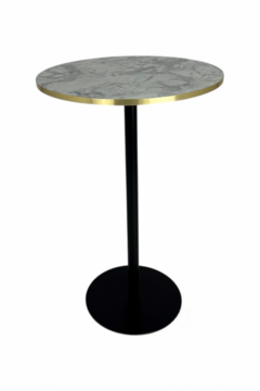 Statafel Brio Zwart/Caractère Wit