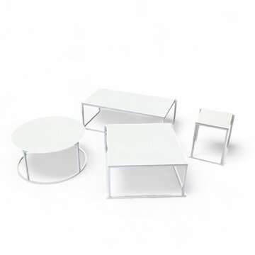Lounge Tafel Minimal Wit