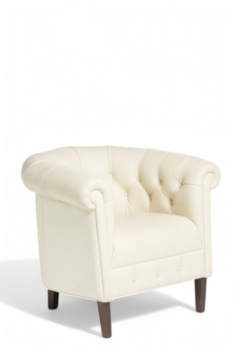 Zetel Chesterfield Gebroken Wit