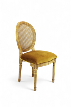 Stoel Louis Velvet Goud