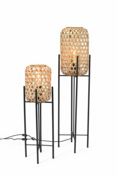 SET de Lampes  Bambou H100/H135
