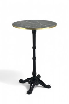 Table Bistro Caractère Noire 70 x 110