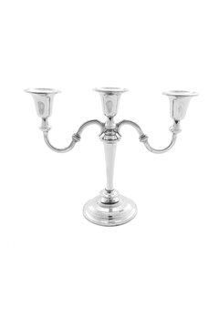 Chandelier argenté 3 branches H: 21cm