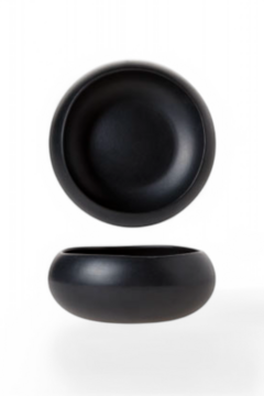 Bol noir mat 16X6,5 cm