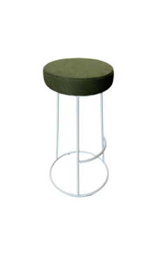 Tabouret Icon Blanc  - Olive