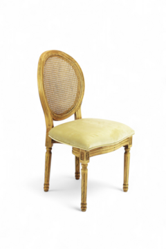 Chaise Louis Velvet Beige