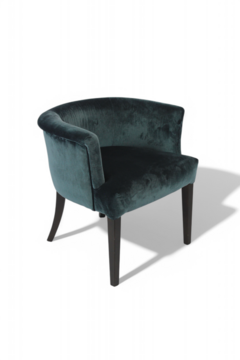 Zetel Claire Velvet Petrol