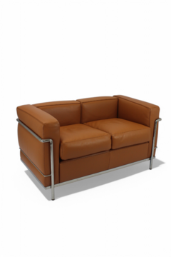 Sofa Cassina Le Corbusier LC2 Cognac