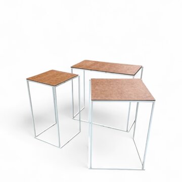 High Table Minimal Croco White