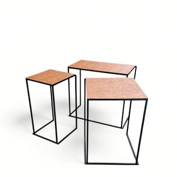 High Table Minimal Croco Black