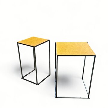 High Table Minimal Gold Chrome