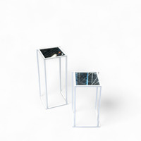 Column Minimal Mirror White