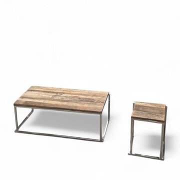 Lounge Tafel Minimal Caesar Chromé