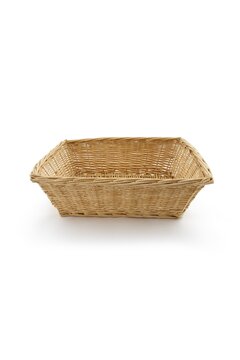 Corbeille à pain en osier 49x37x16cm