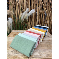 Crinkled cotton napkin