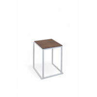 Side Table Croco 40x40x48 White