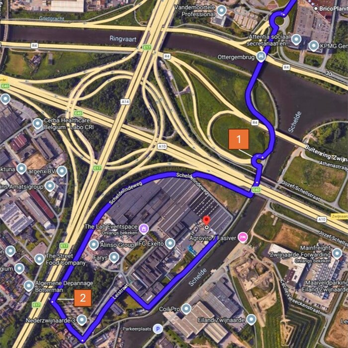 Routebeschrijving naar ons magazijn van Classic Design Rental