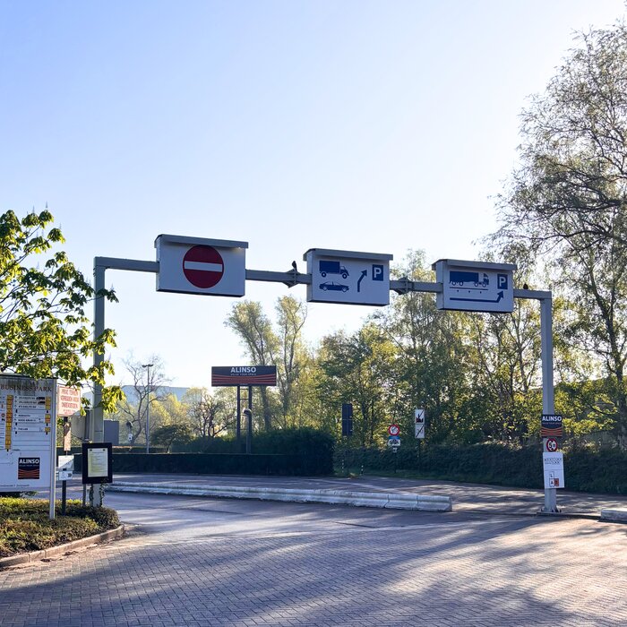 Inkom van het industriepark