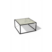 Coffee Table Minimal 80x80x40 Black