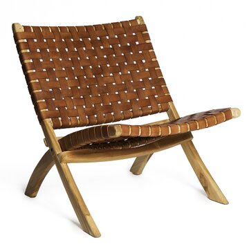 Fauteuil  Cuir Cognac