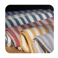 Tablecloth with stripes 300 x 300 cm