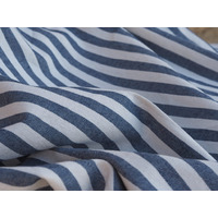 Nappe rayée Bleue/Blanc 300 x 300 cm