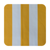 Nappe rayée Jaune/Blanc 300 x 300 cm
