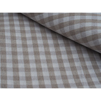 Nappe Vichy Beige 300 x 300 cm