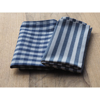 Serviette Vichy Bleu 48 x 48 cm