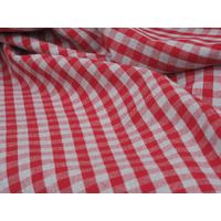 Nappe Vichy Rouge 300 x 300 cm