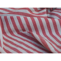 Nappe rayée Rouge/Blanc 300 x 600 cm