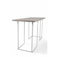 Table tronc d'arbre  250x80x110 Blanche