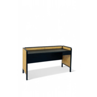 Desk Bureau Cane Zwart