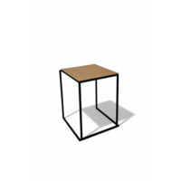 Tafel Croco  60x60x75 Zwart