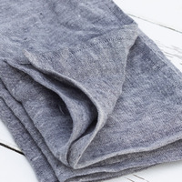 Serviette en lin Bleu Jeans 28 x 48 cm