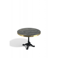 Table Bistro Caractère Noire 100 x75