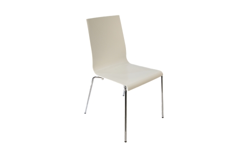 Stoel Sky wit, verhuur stoel design