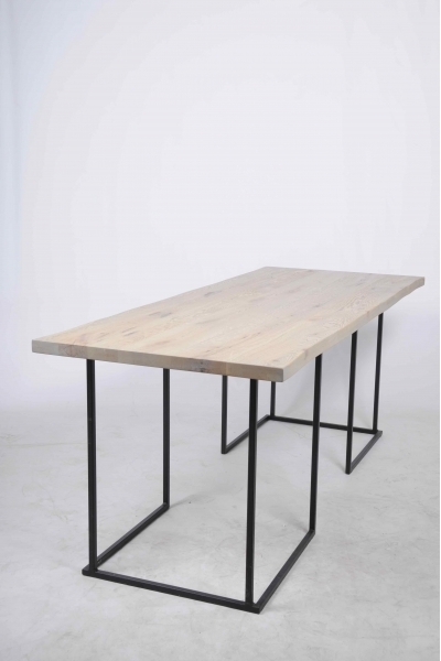 Table tronc d'arbre  250x80x75 Noire