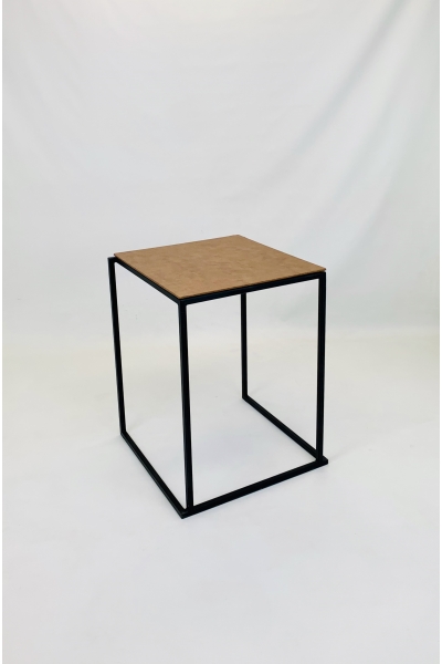 Table Croco 60x60x75 Black