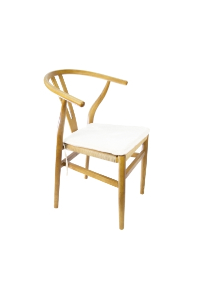 Cushion Bouclé  Bone Chair